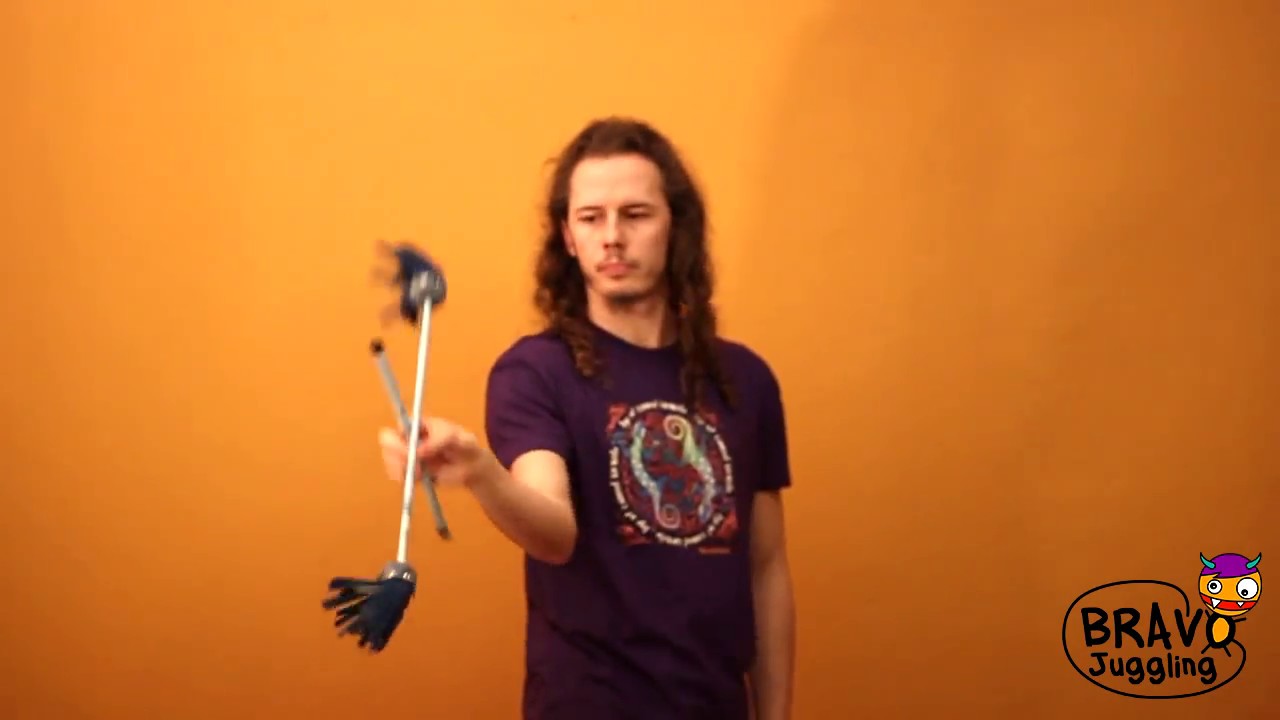 Flower stick tutorial - Reverse Fishtail