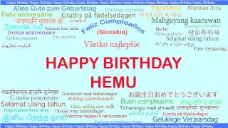 Hemu   Languages Idiomas - Happy Birthday