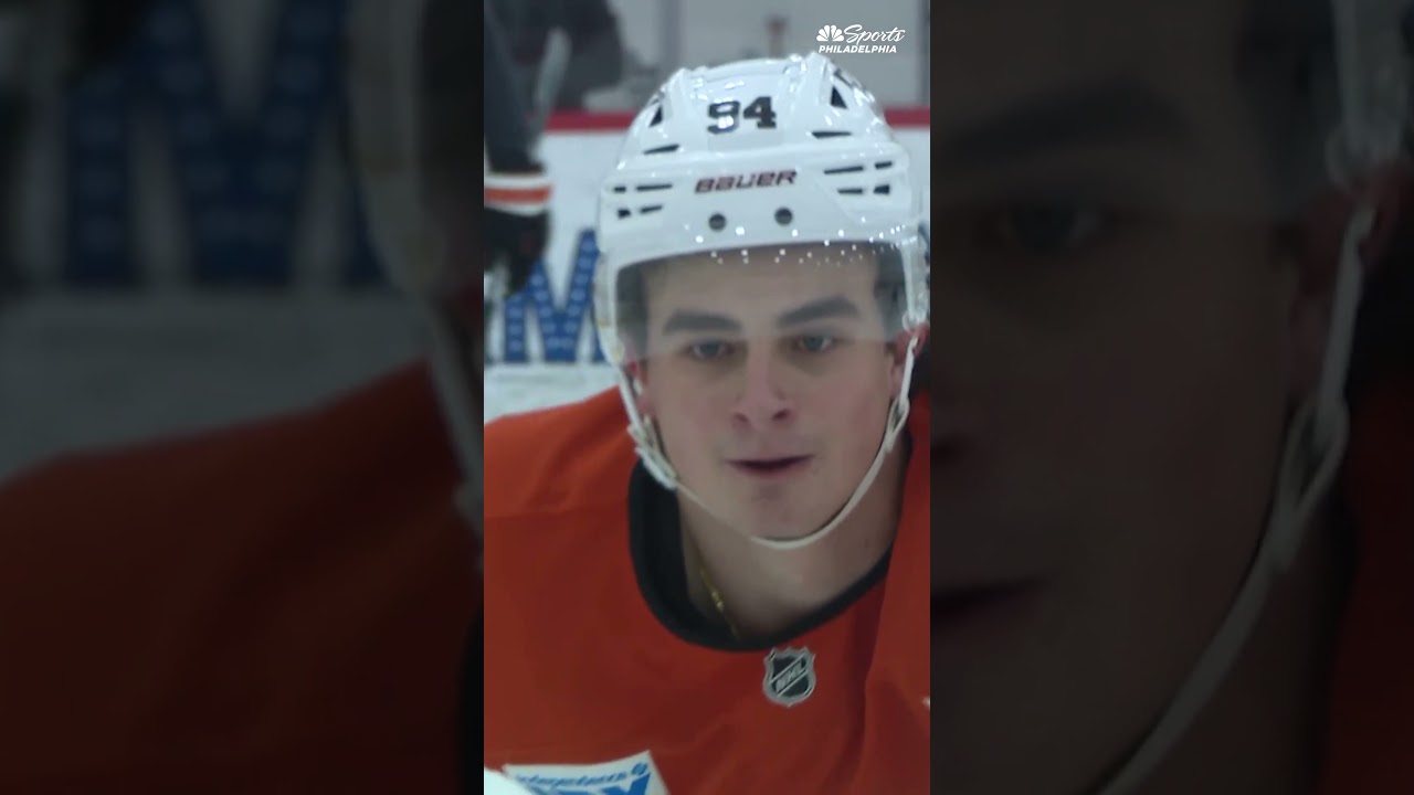 Porter Martone hits the ice at Flyers Development Camp