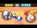 NANI vs PIPER | 1 vs 1 | 25 Tests | Best Brawler in Brawl Stars?