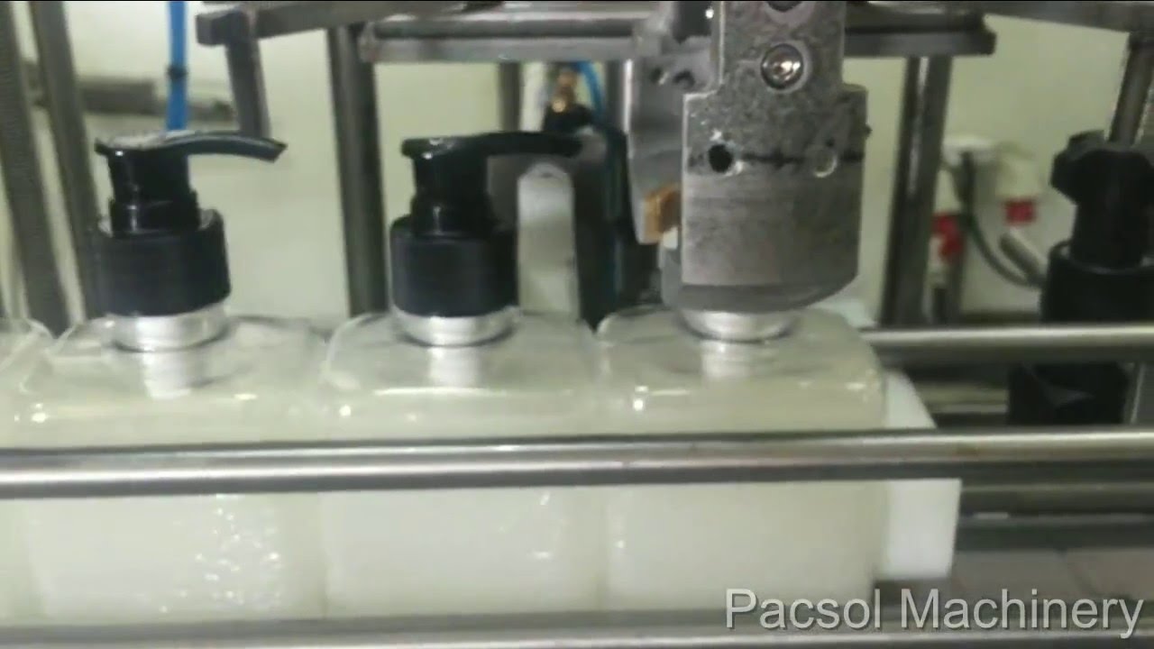 IMG 1795 Trigger Spray capping Machine - YouTube