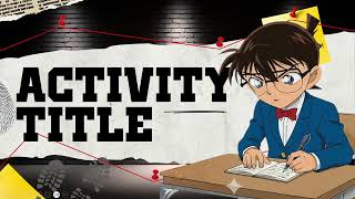 Celebrity CANVA DETECTIVE CONAN POWERPOINT PRESENTATION TEMPLATE Profile