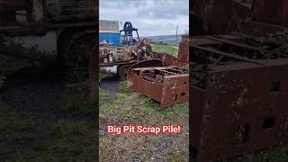 Big Pit Scrap Pile! Pure Old Machinery Awesomeness. #museum #coalindustry #mining