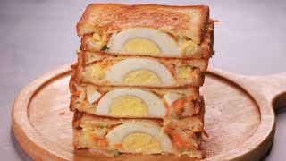 New Egg Sandwich Recipe | Easy Egg Mayo sandwich Recipe | New Unique Sandwich Recipe | T'stove