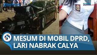 PENUMPANGNYA WANITA TANPA BUSANA, Sopir Mobil DPRD di Jambi Mesum di Jalan, Dikejar Lalu Kecelakaan