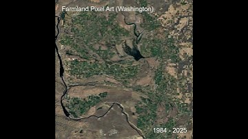 Farmland Pixel Art Timelapse Washington