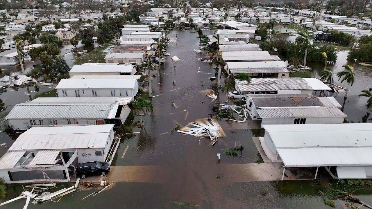Hurricane Ian Footage Iona FL Flooding And Debris Drone 9 28 Maxresdefault