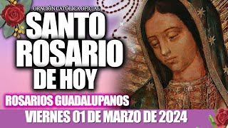 EL SANTO ROSARIO DE HOY VIERNES 01 DE MARZO DE 2024-MISTERIOS DOLOROSOS SANTO ROSARIO DE HOY♥️