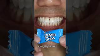Nobel Super Soda Candy gives you a satisfying sparkling soda sensation!😷 #Shorts #ASMR #satisfying