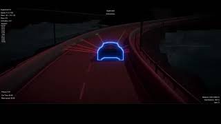Neural Network trained Genetic Algorithm - Self Driving Car - HD