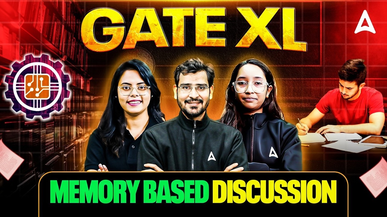 GATE XL 2026 | GATE XL 2026 Memory Based Questions & Detailed Paper Analysis
