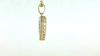Guld hjerte vedhæng E037760