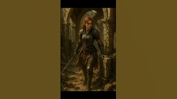 Skyrim Inspired AI Generated knight exploring Ruins Using ChatGPT and KlingAI