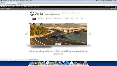 Creating a New Page - Sencillo Responsive Drupal Theme