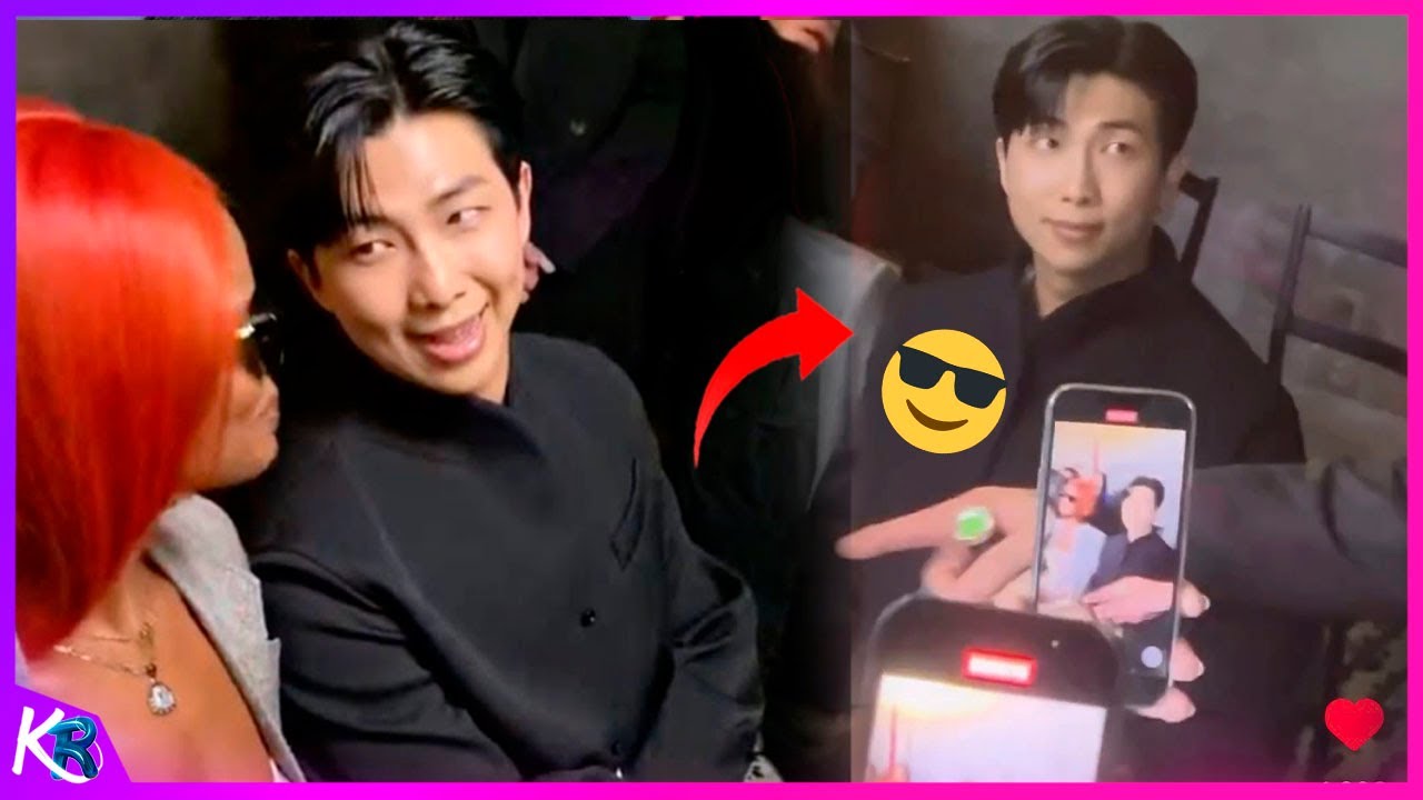 BTS' RM: “Look at him”: BTS' RM's fans lavish praise on him for making a  fashionable appearance at Bottega Veneta FW 2023 show in Milan