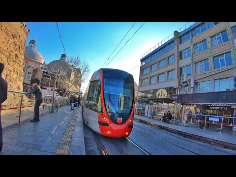 T1 Kabataş-Bağcılar Tram Line | Metro Istanbul 🇹🇷 [4K]