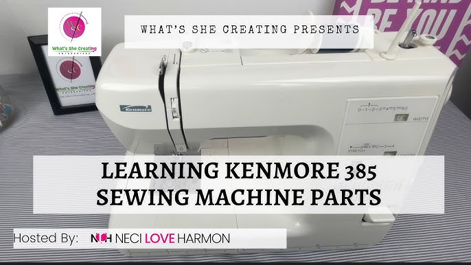 How to Thread a Sewing Machine-Kenmore Model No. 385-16221 Series 