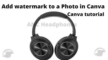 Canva Tutorial: Add watermark to photos