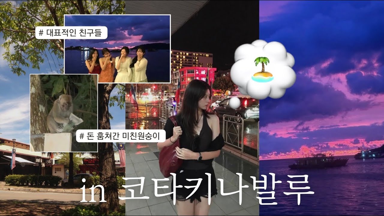 [코타키나발루 4박5일] 미친원숭이 조심하세요..🐒 | with. 대표적인 친구들ㅣ .* Kota Kinabalu v10g  .* 🤿 🌴ㅣ공룡도 만남 ㄷㄷ슨•••