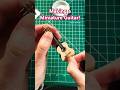 DAYS of work squeezed into 60 seconds! 😅🎸 #miniature #handmade #miniaturescale #guitarmaking