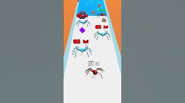 spider run 3D Satisfying gameplay Android IOS