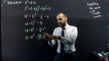 Completing the square with complex numbers