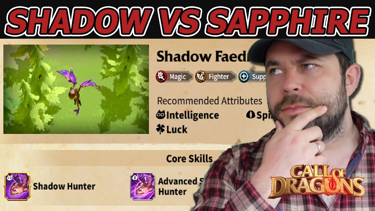 Sapphire Faedrake or Shadow Faedrake? Best Pet for Mages Explained! | Call of Dragons
