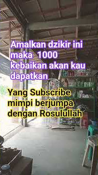 Amalkan dzikir ini maka 1000 kebaikan kau dapatkan #motvasi#islami#
