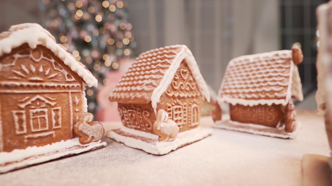Как сделать пряничный домик: Три идеи к Новому году