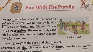 Class 2/Lesson 3(Fun with the Family) Part 2