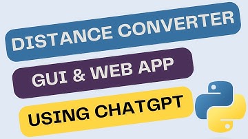 Kms to Miles | Distance Converter using ChatGPT | GUI | Web App | Python Tkinter | Flask | Tutorials