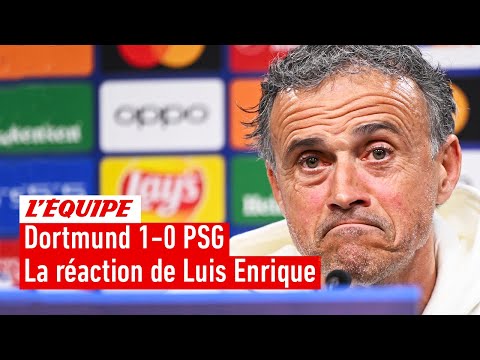 Dortmund 1-0 PSG - La conférence de presse de Luis Enrique : \