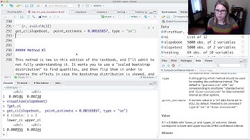 Bootstrap in R (STAT 320 lab_CV_and_simulation video 3 of 3)