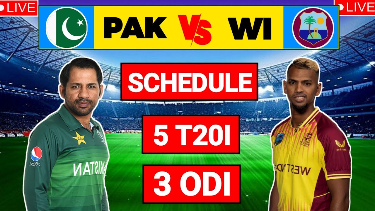 Pakistan vs West Indies 2023 Schedule West Indies Tour of Pakistan