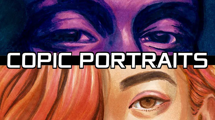 Coloring Portraits with ONLY COPIC MARKERS!