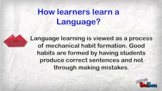 The Communicative Language Teaching CLT