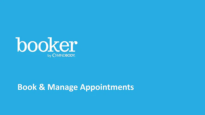 Book & Manage Appointments