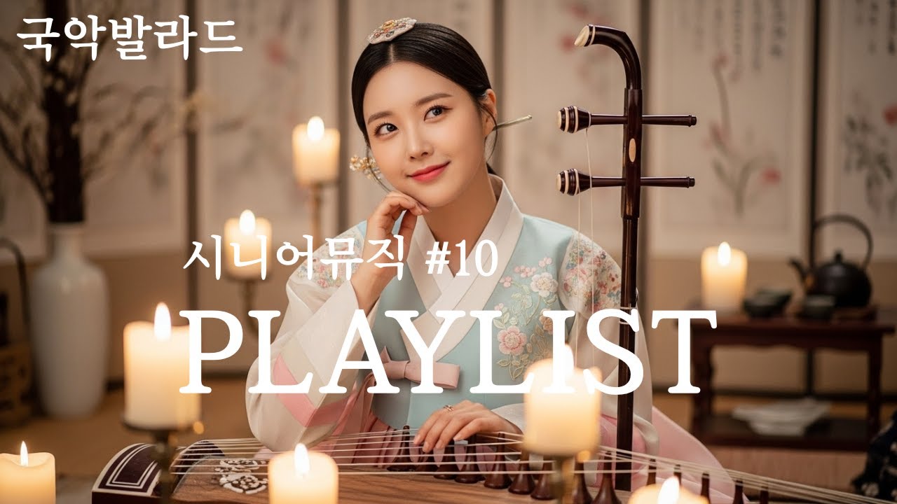 [PLAYLIST] 🌙 그리움은 아직도 마음에 피어있다 | 시니어뮤직 #10 (국악발라드 Full Album) | 그때의 눈물은 아직도 · 잊혀진 봄날의 너 · 그대 머물던 자리