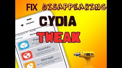 FIX DISAPPEARING [IOS 7] CYDIA TWEAKS OR PROBLEMATIC TWEAKS