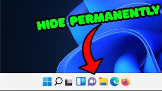 HOW TO HIDE WINDOWS 11 TASKBAR PERMANENTLY