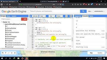 Google Earth Engine - JavaScript (JS) Basics