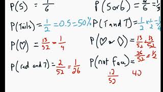 Math 30-2: Probability 3.1: Odds and Probability