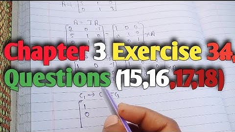 class 12th maths chapter 3 Exercise 3.4,Q(15,16,17,18)# {आव्यूह (matrics)}#,by RM online institute👍💯