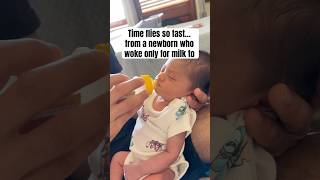 You went from needing me 4 everything to exploring ur own little world 🥹 #baby #newborn #babyshorts