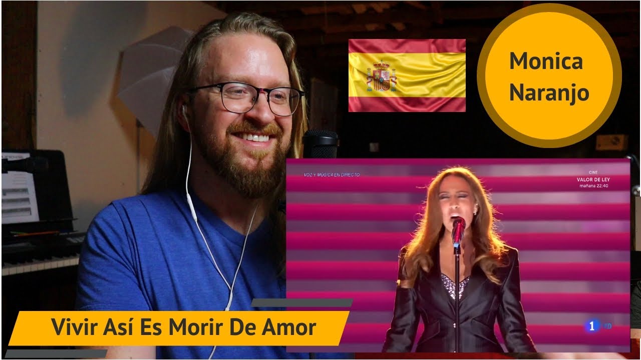 Full Reacción a Mónica Naranjo - Vivir Así Es Morir De Amor (Gala 60 Años TVE) | Desde los EEUU