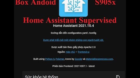 DL2T | Home Assistant Supervised Trên Box X96 mini | Cài trên bộ nhớ trong