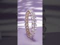 A Closer Look at Our Oval Lab-Grown Diamond Full Eternity Band | Purple Carats