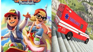 Car Bollard Crashes Revers Subway Surfers Coin Run Mobile play Android