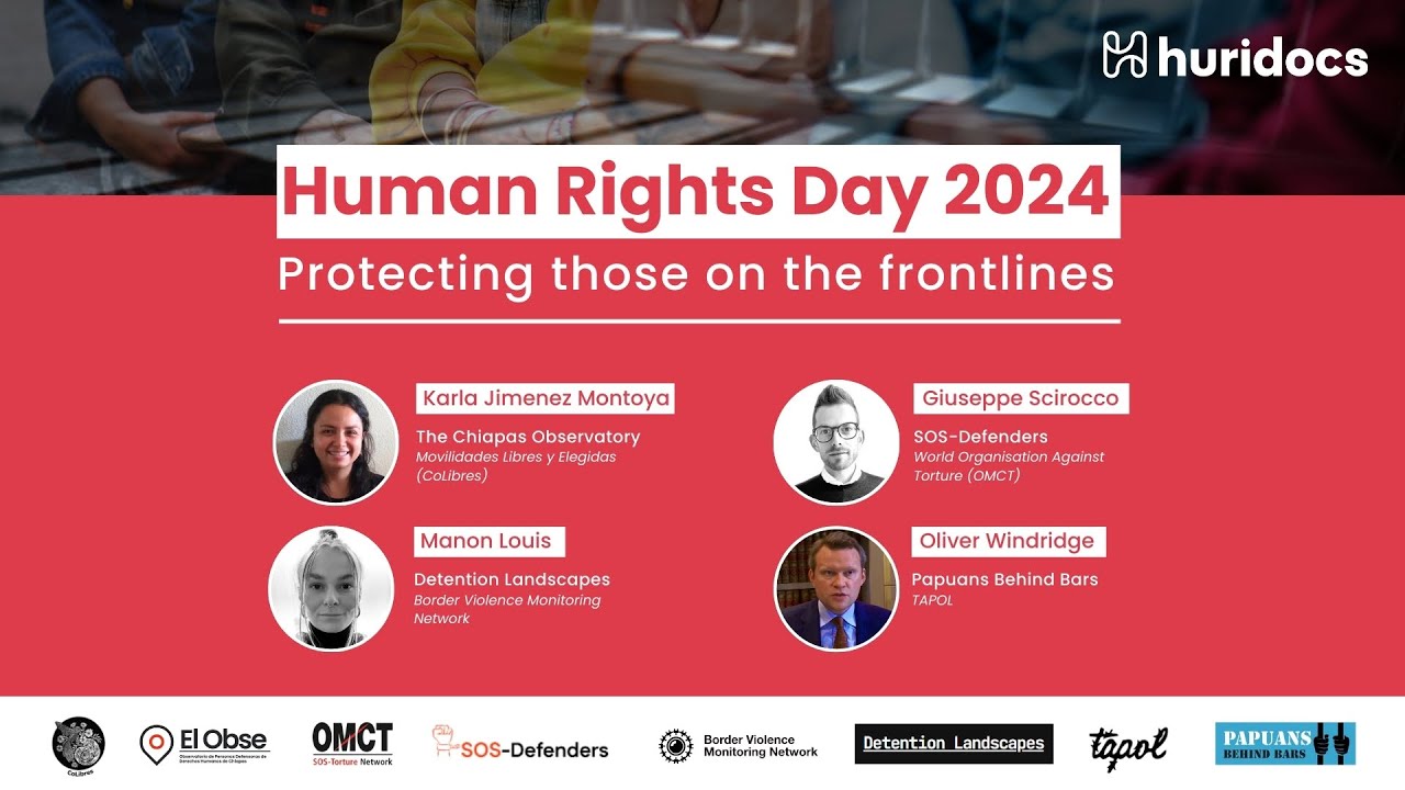 Human Rights Day 2024: Protecting those on the frontlines