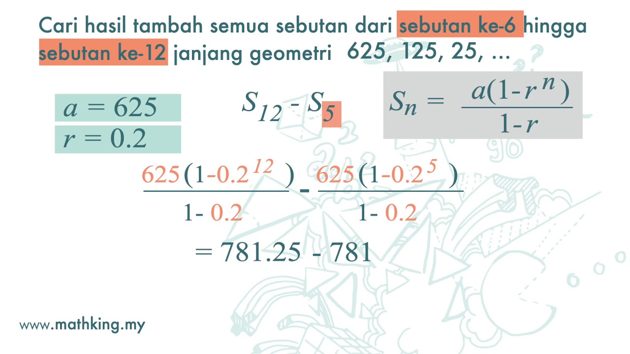 T4(BM) Bab 5 (V4.2) Janjang Geometri: (Sn) : Soalan Jenis 